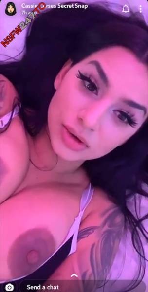 Cassie Curses big boobs & pussy tease snapchat premium xxx porn videos on fanchicks.net